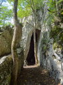 Jeskyně Kostelík je kouzelná již před horním vstupem.