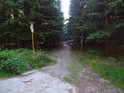 Jedním z výchozích bodů pro návštěvu chráněného území Čtyři palice je rozcestí Plaňkovka.