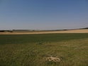Západní výhled z Miroslavských kopců.