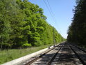 Železniční trať mezi stanicemi Mohelnice a Litovel tvoří jižní hranici chráněného území.
